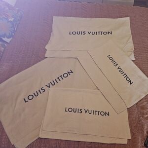 Louis Vuitton dust bags bundle of 4